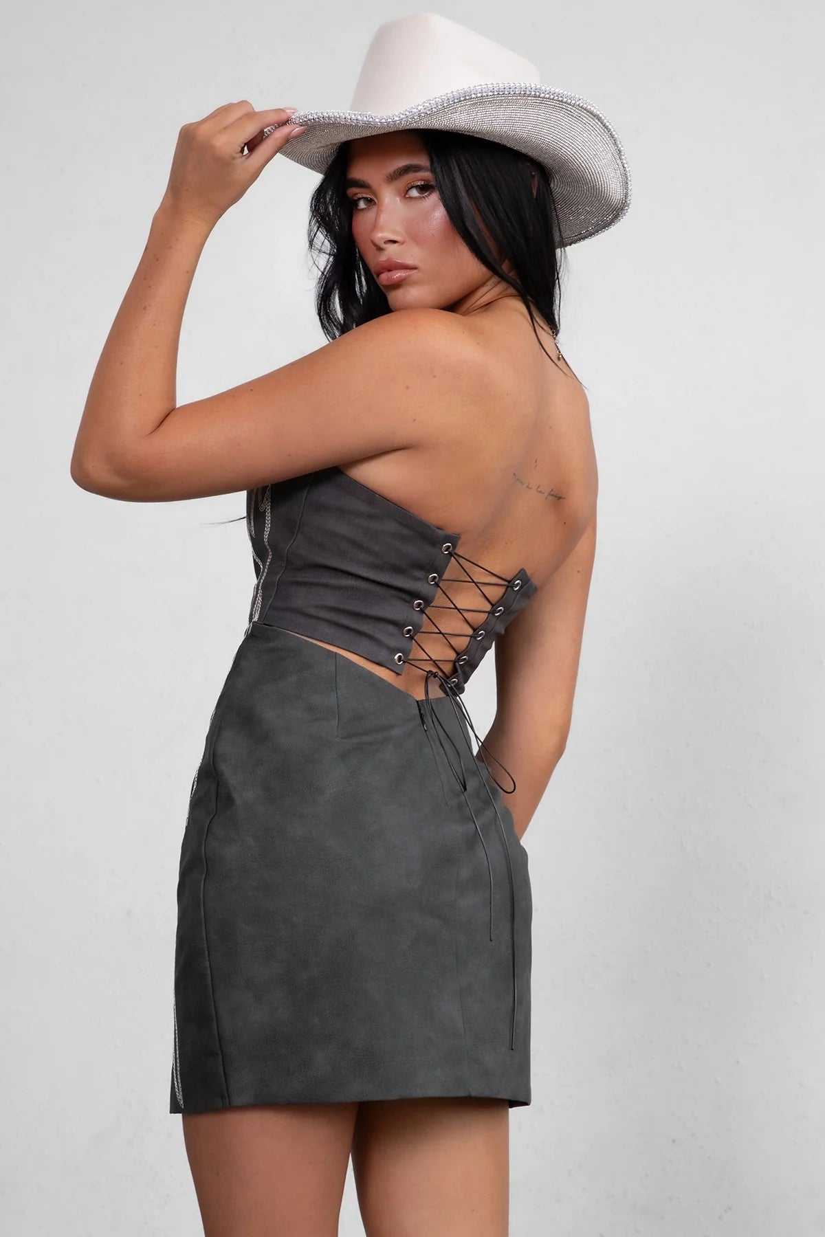 Midnight Rodeo Strapless Dress