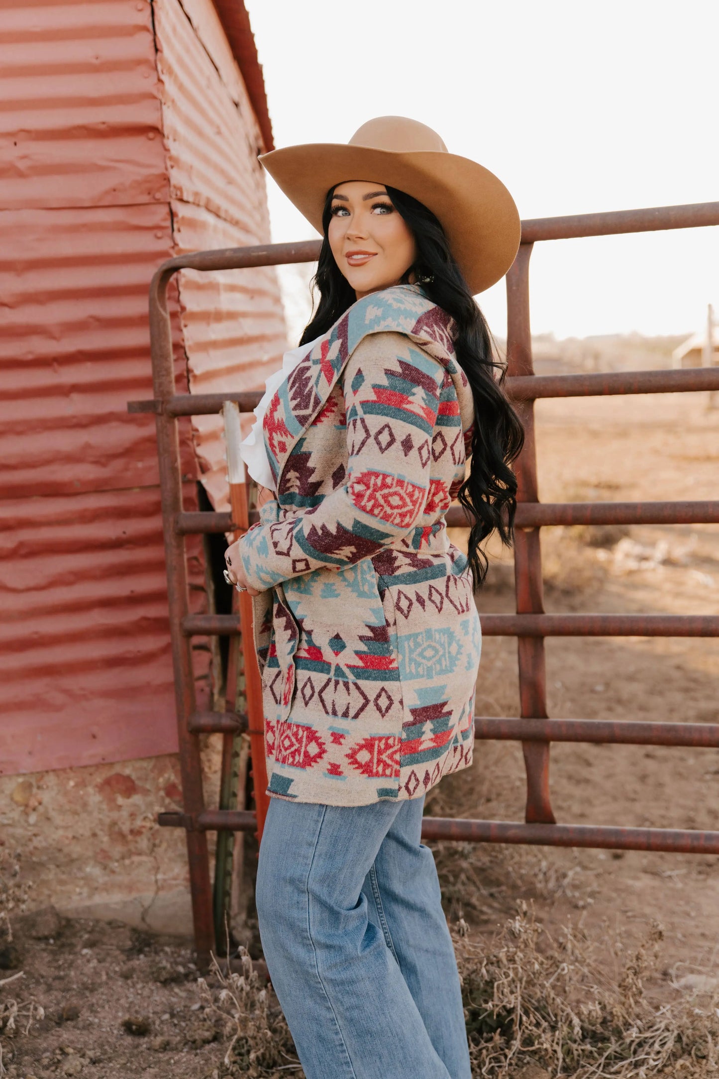 High Desert Trails Southwestern Tie Jacket MontanaCo