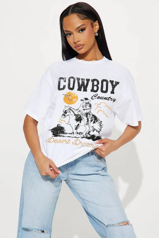 Cowboy Country Desert Dreamin Tee 5besties inc