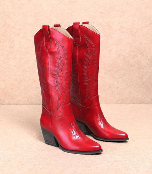 Red Hot Cowgirl Western Boots Last Rodeo Western Wear & Hat Bar