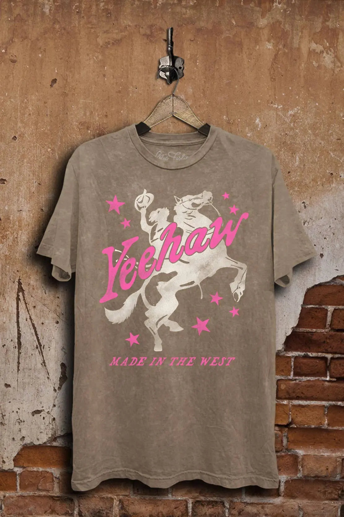 Yeehaw Cowgirl Graphic Tee Lotus Fashion Collection