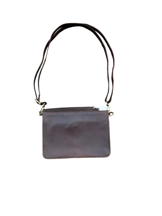 Cowhide & Leather Crossbody Western Purse