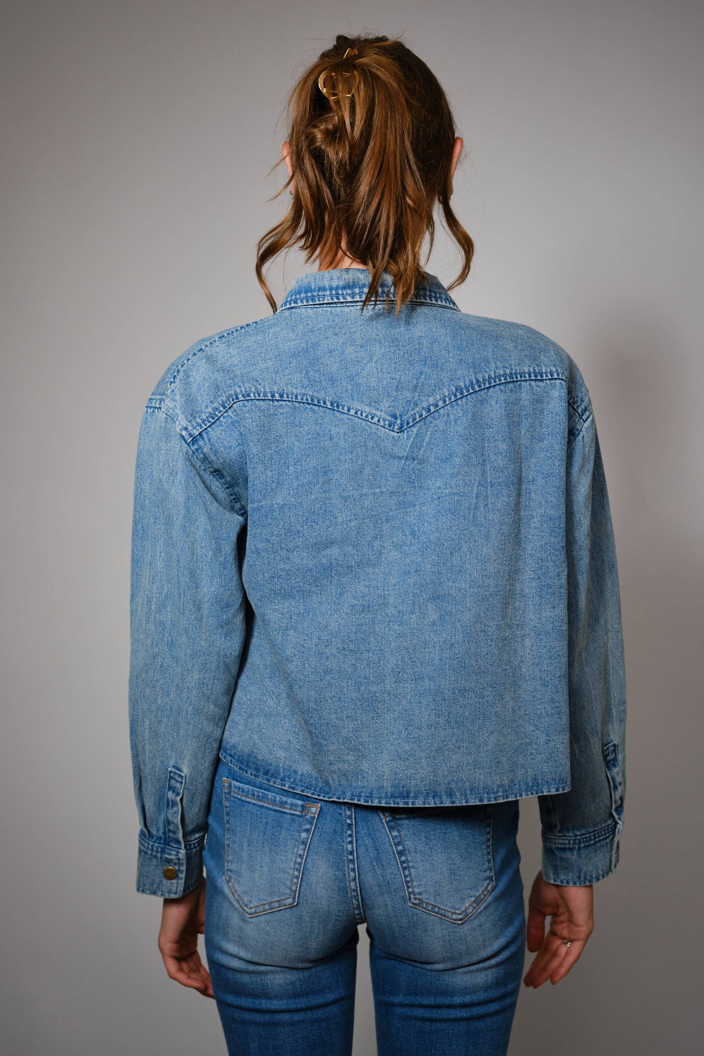 Pony Pockets Denim Jacket
