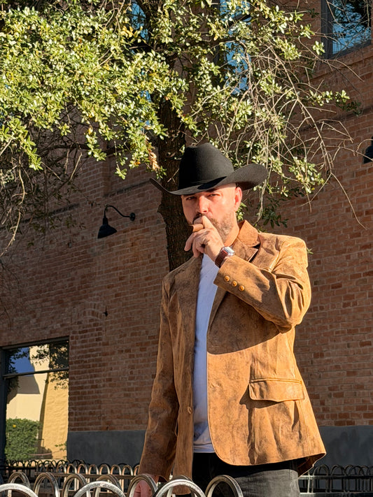 Scully Men's Jacket Leather Blazer Maple