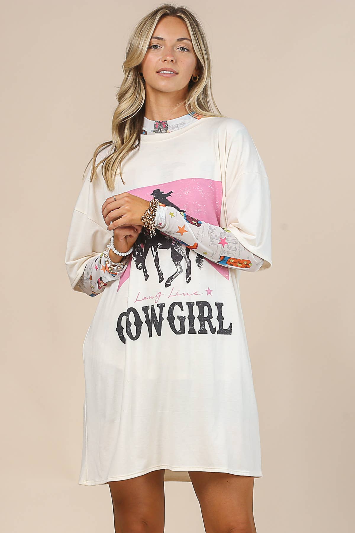 Long Live Cowgirl Oversized tTee