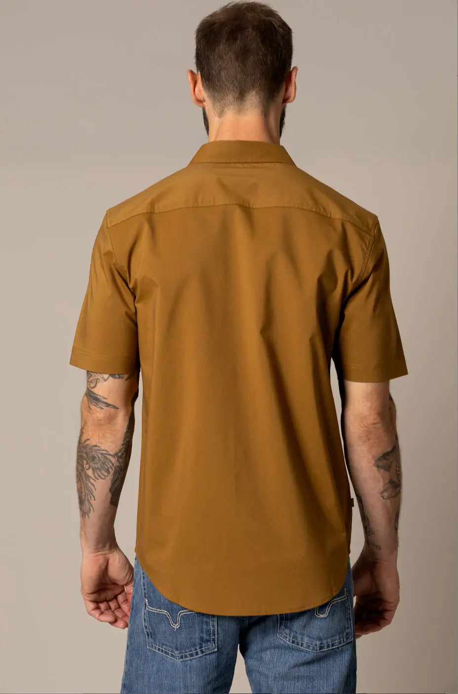 Kimes Ranch Linville Short Sleeve Western Shirt – Waxy Brown Kimes Ranch