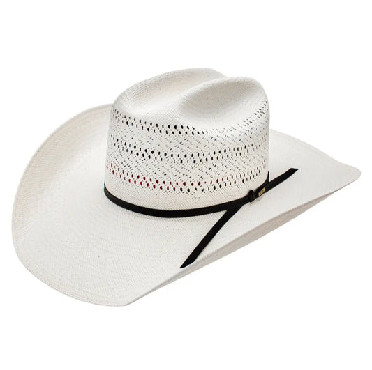 Resistol 20X Tuff Anuff Natural Straw Cowboy Hat Front View – Buy Online at Last Rodeo