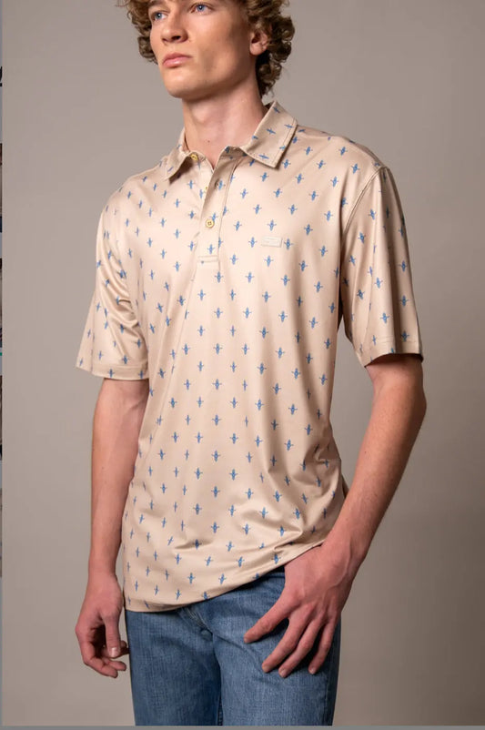 Kimes Ranch “Bartram” Performance Polo Natural Kimes Ranch