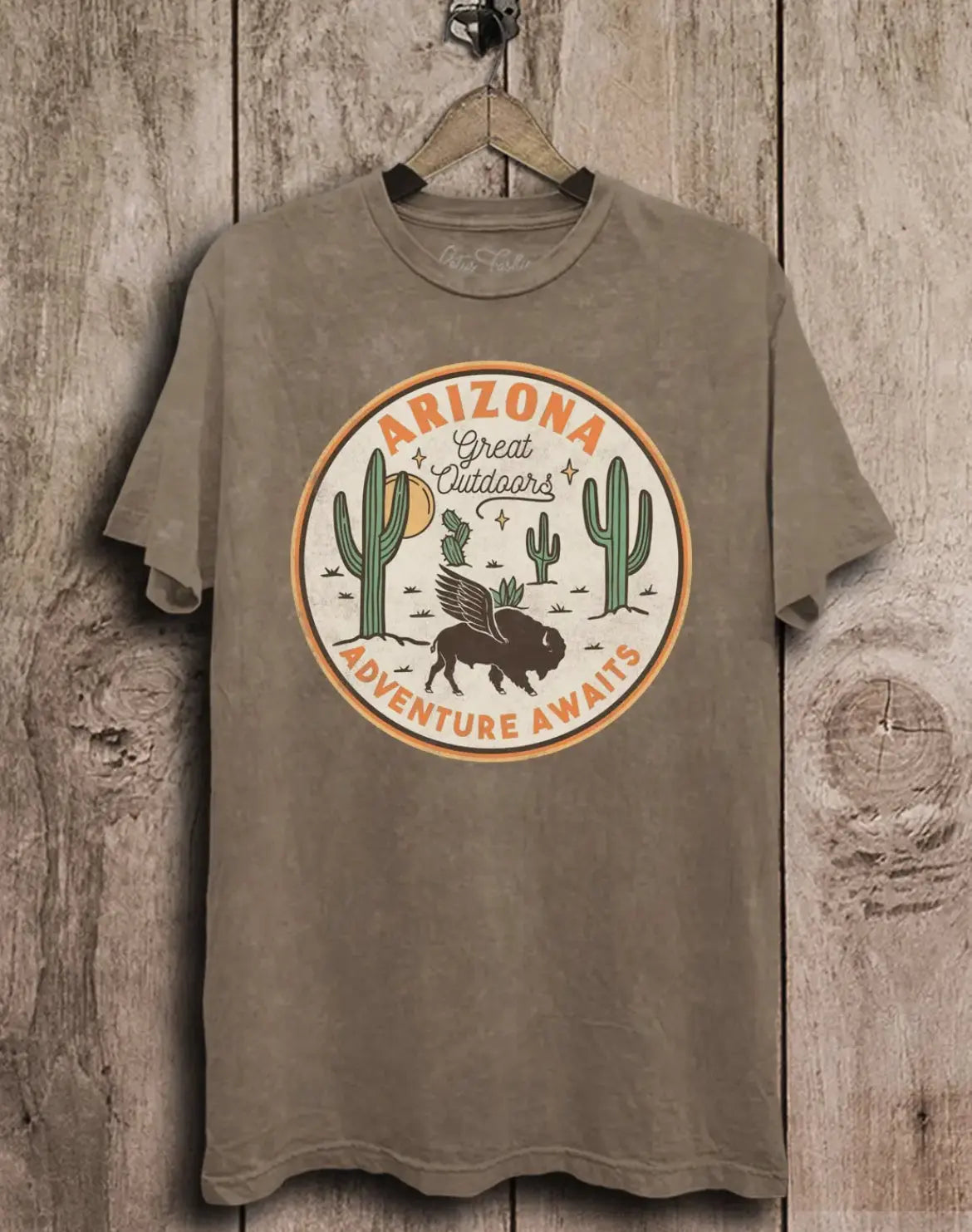 Arizona Adventure Awaits Tee Last Rodeo Western Wear & Hat Bar