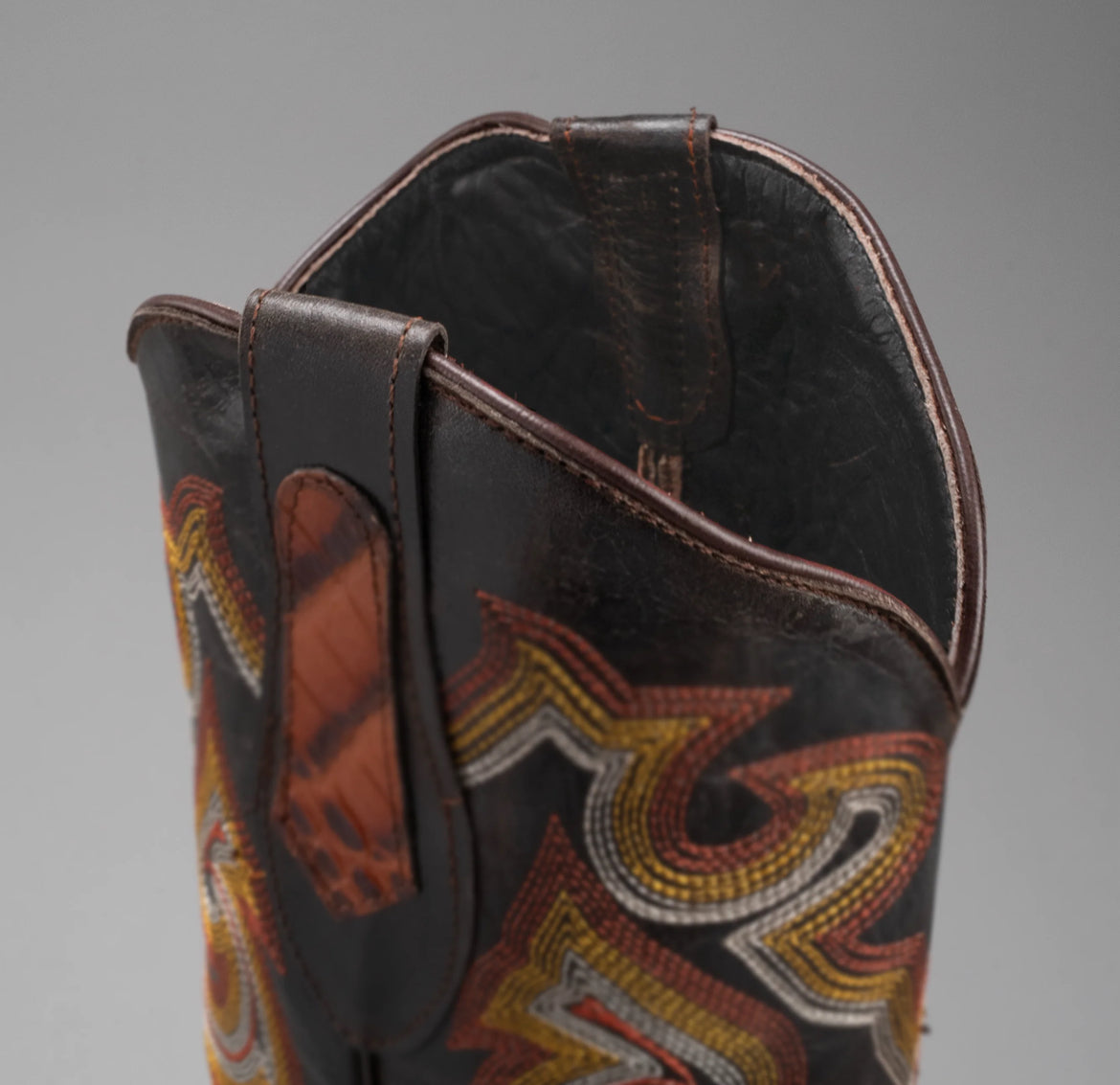 Exotic Caiman Belly Cowboy Boots Square Toe