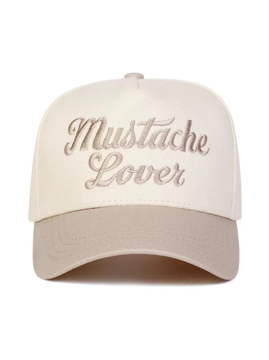 Mustache Lover Western Trucker Hat โ Embroidered Cowboy Cap Last Rodeo Western Wear & Hat Bar
