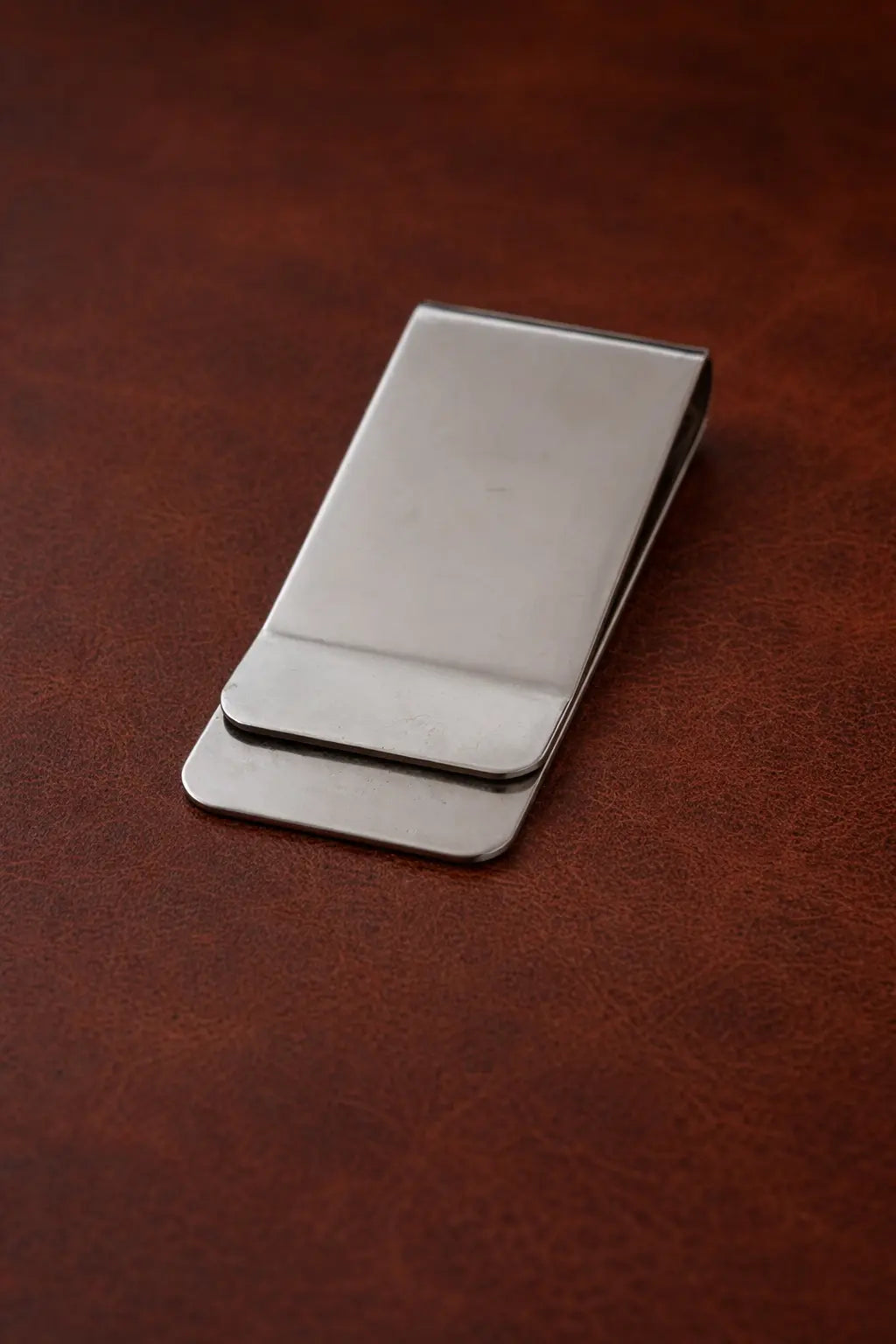 Handcrafted Western Money Clip – Sterling Silver & 12K Gold Overlay Engraved Last Rodeo Western Wear & Hat Bar