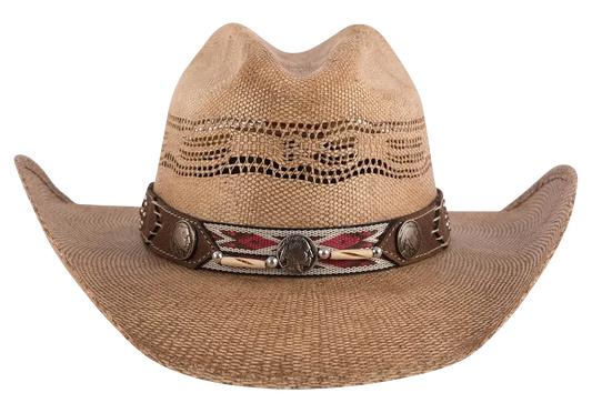 Bullhide Trailblazer Straw Cowboy Hat Classic Western Side View – Last Rodeo