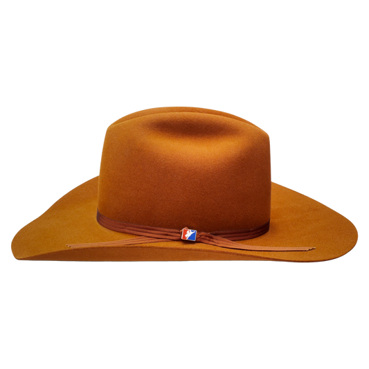 Resistol Wright Legend 6X Rust Cowboy Hat – Unisex Fur Felt Western Hat