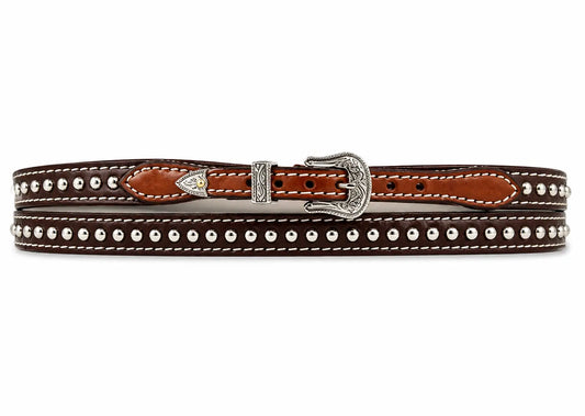 Western cowboy hat bands collection – leather, beaded and studded styles at Last Rodeo Western Wear, Tempe AZ