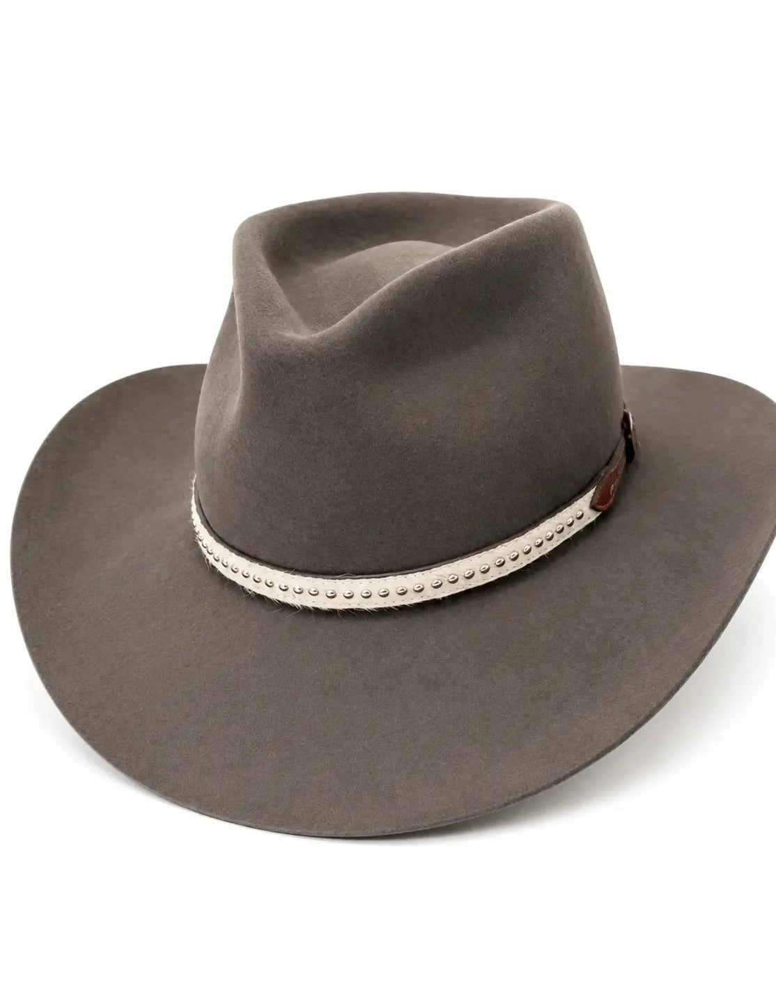 Stetson 6X Fur Felt Cowboy Hat – Custom Last Rodeo Silver Stud Last Rodeo Western Wear & Hat Bar