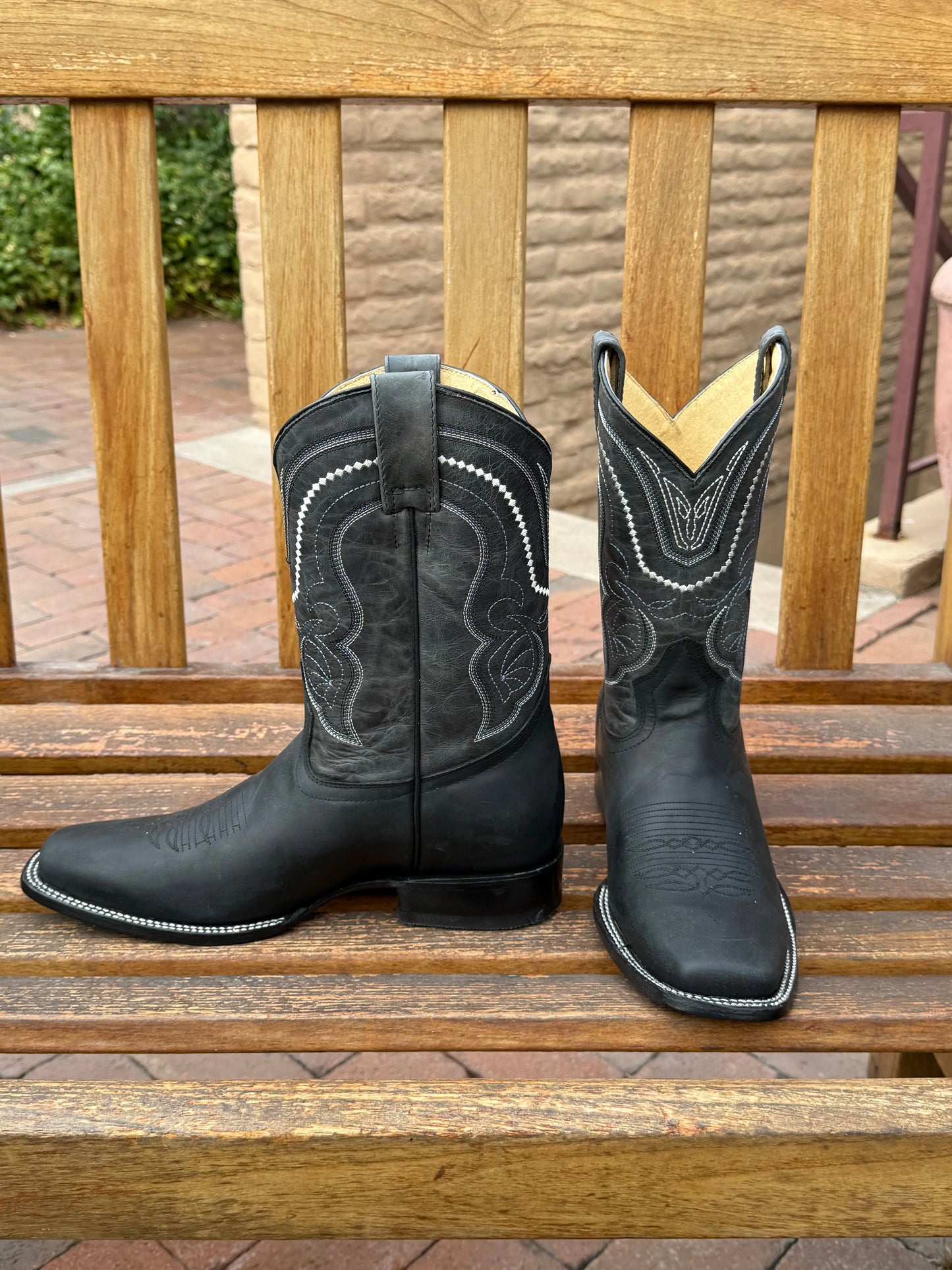 Midnight Rider Black Cowboy Boots Last Rodeo Western Wear & Hat Bar
