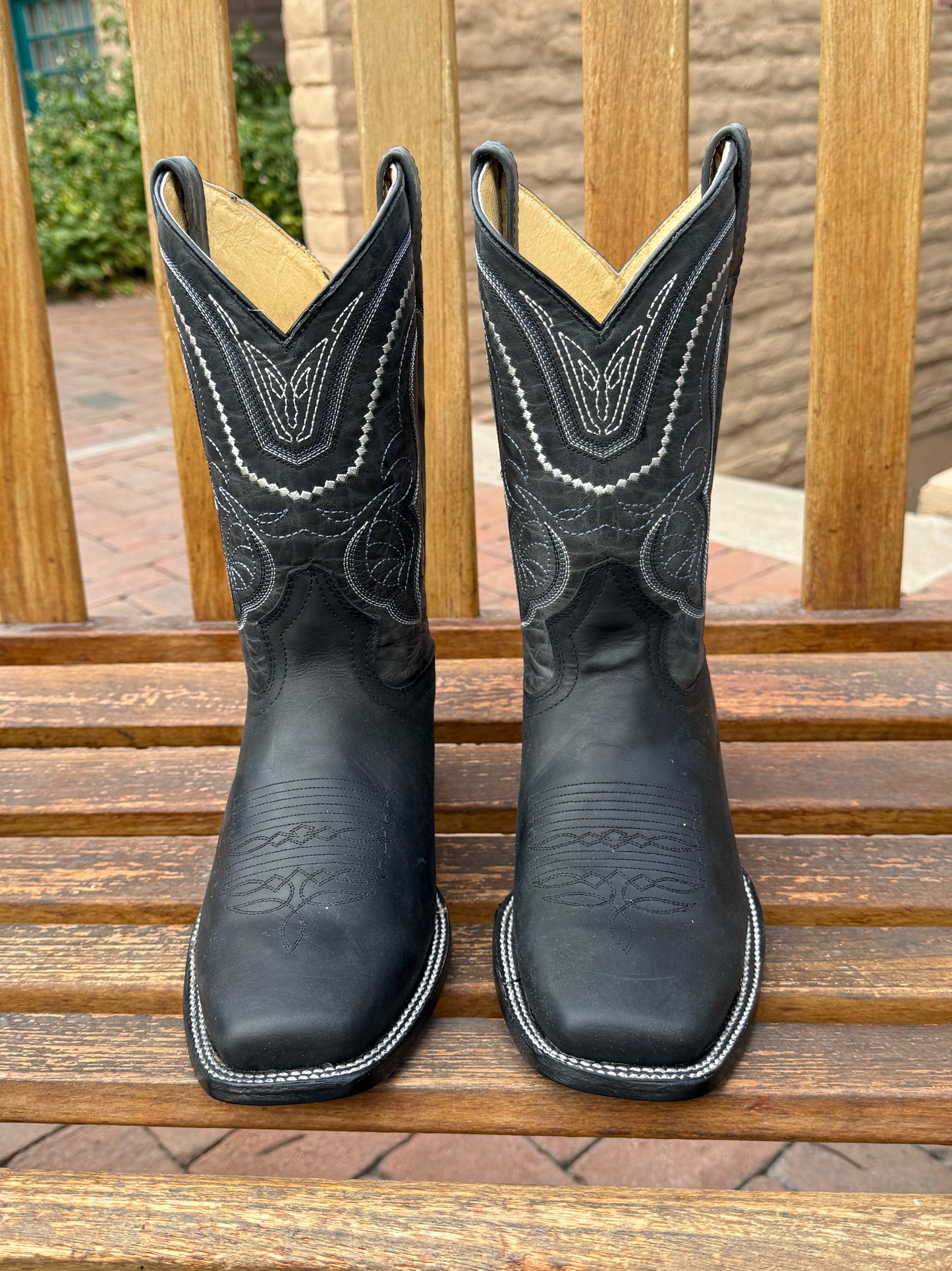 Midnight Rider Black Cowboy Boots