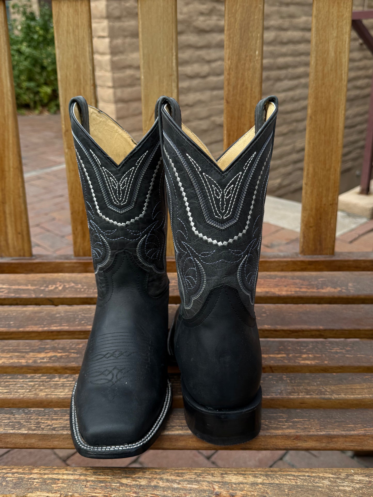Midnight Rider Black Cowboy Boots