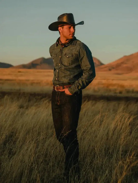 Black straw Hat