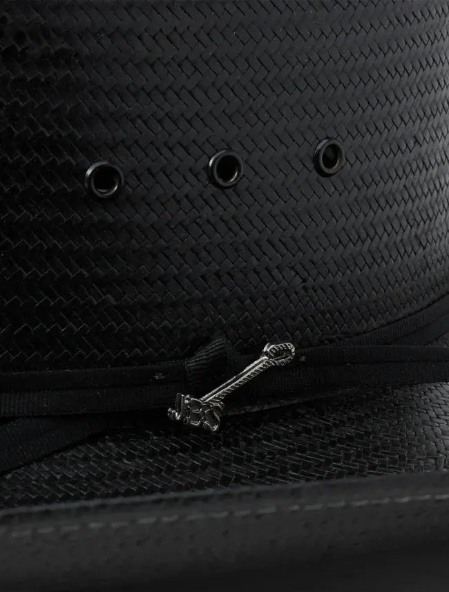 Stetson Black Straw Hat