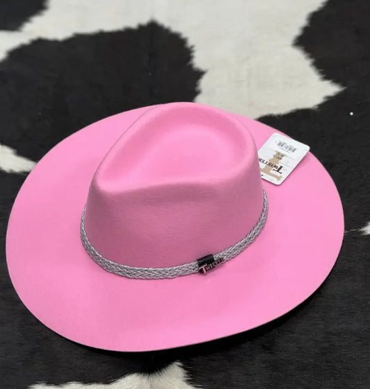 Pink Cowgirl Felt Hat M&f