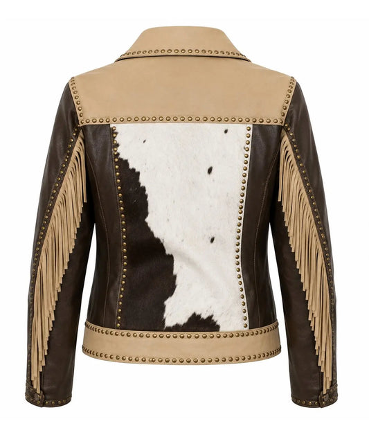 WOMEN'S HAIR ON CALF LEATHER COAT - SCULLY Last Rodeo Western Wear & Hat Bar