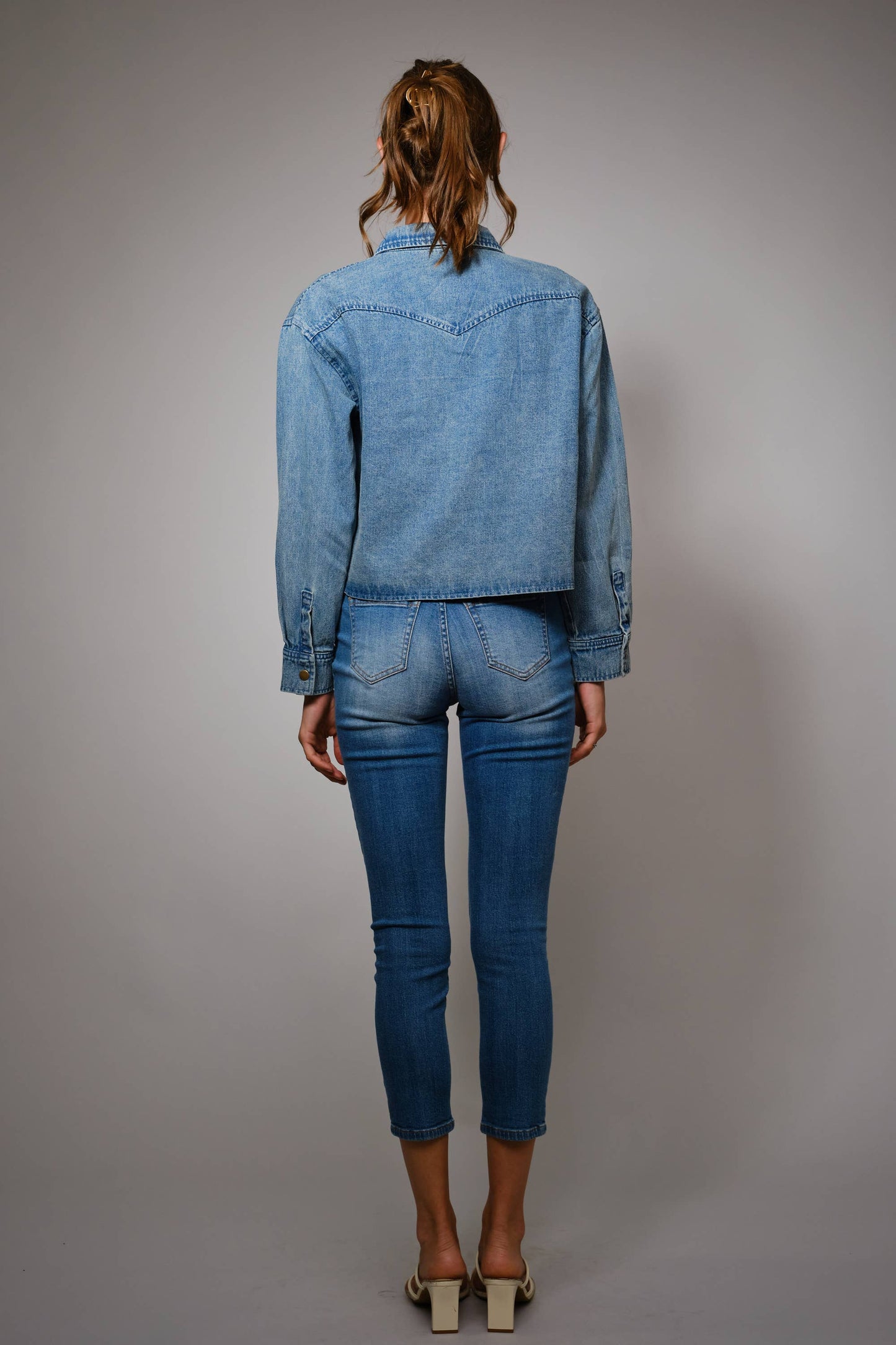 Pony Pockets Denim Jacket