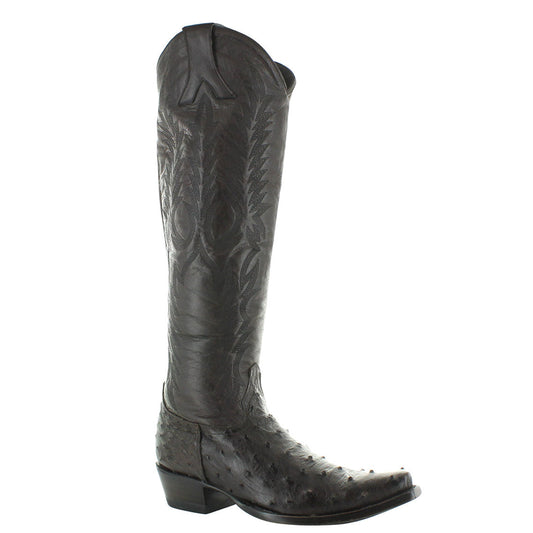 Old Gringo Mayra L601-76 ostrich western boot with chocolate leather shaft