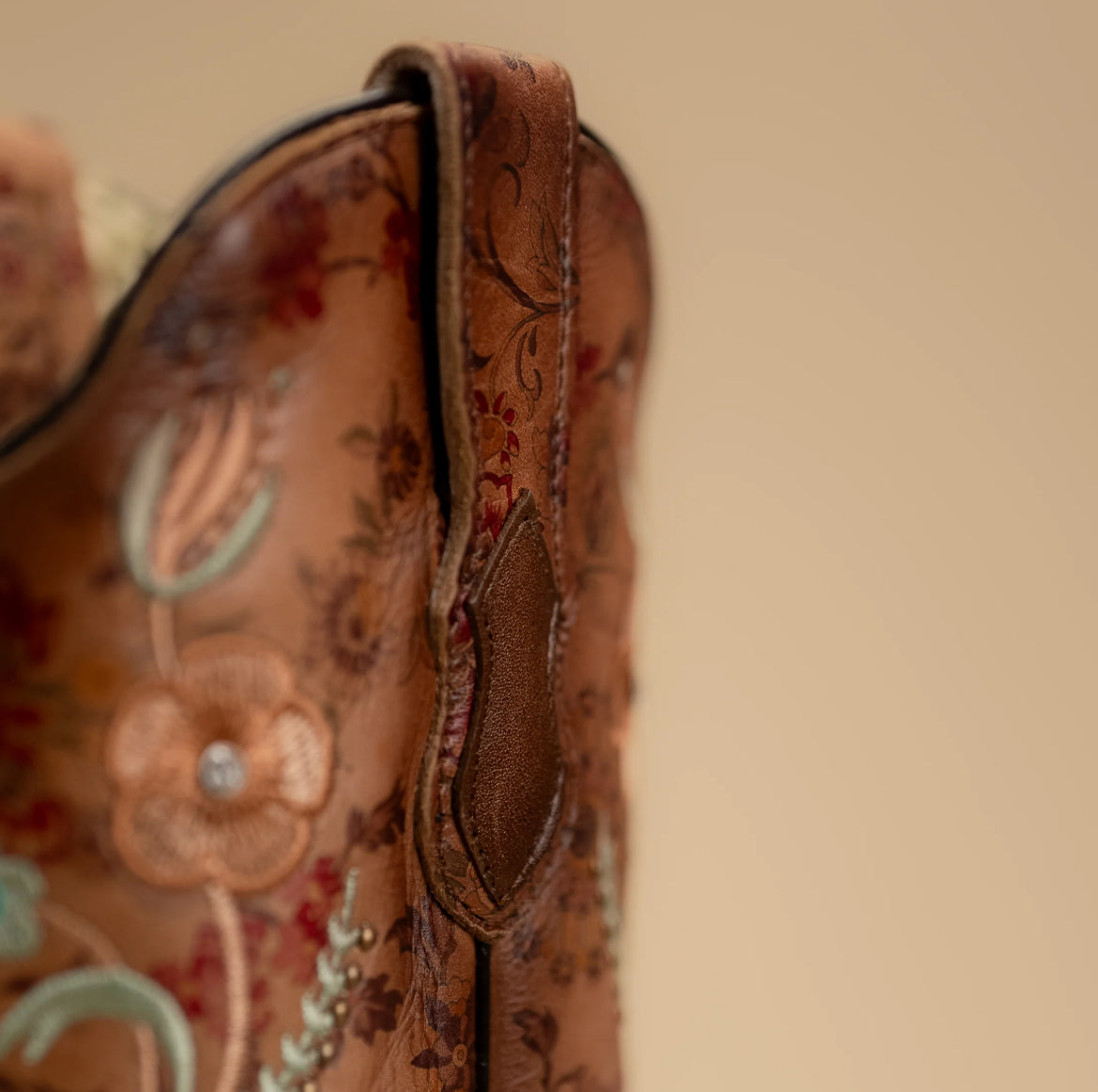 Desert Blossom Square Toe Cowgirl Boots