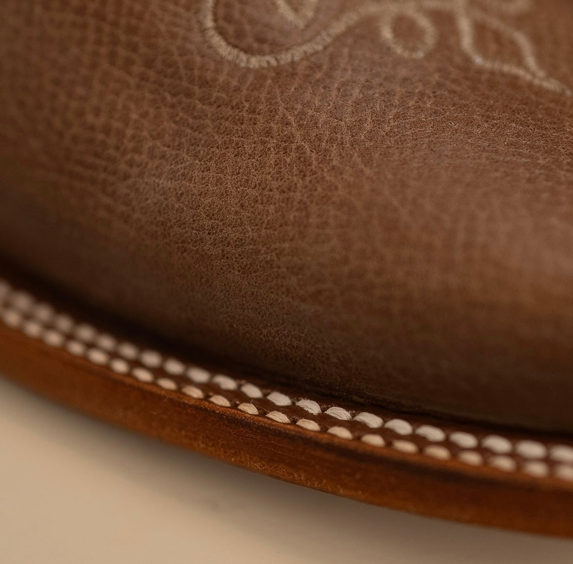 Dusty Caramel Embroidered Cowgirl Boots