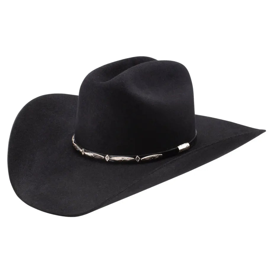 STETSON 6X HAT FELTS WITH CUSTOM HAT BAND Last Rodeo Western Wear & Hat Bar