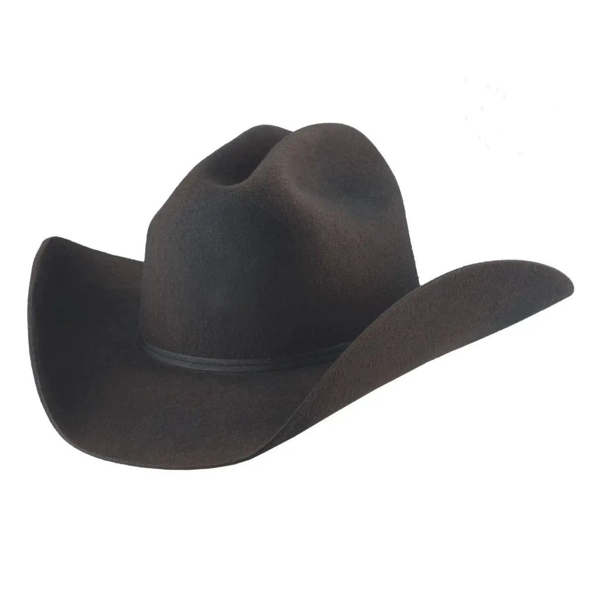 Montana Ranch 4X Wool Felt Cowboy Hat – Black | 4” Brim & 4 1/4” Crown Last Rodeo Western Wear & Hat Bar