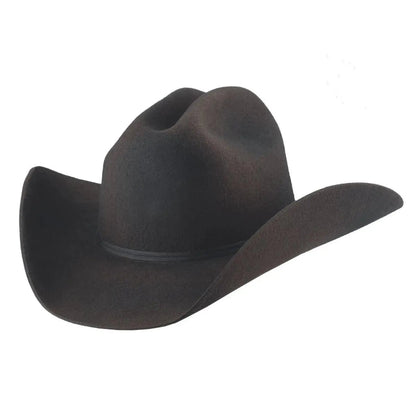 Montana Ranch 4X Wool Felt Cowboy Hat – Black | 4” Brim & 4 1/4” Crown Last Rodeo Western Wear & Hat Bar