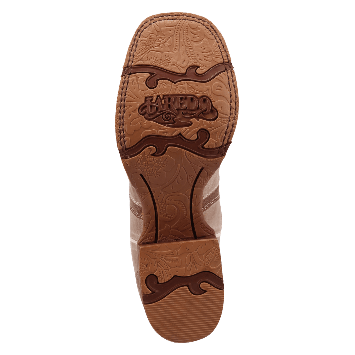 Ardena Leather Boot - Tan/Blue, outsole angle