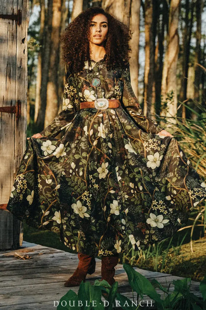 Double D Ranch Bayou Spell Long Dress styled western outfit