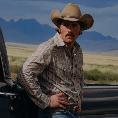 Stetson Boss of the Plains brown cowboy hat lifestyle