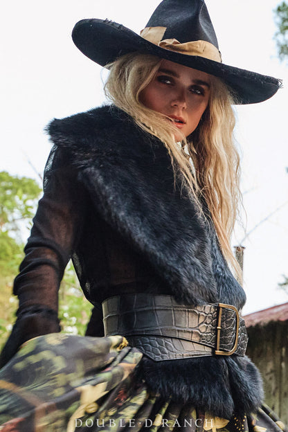 Double D Ranch Michelle Collar Vest styled western outfit