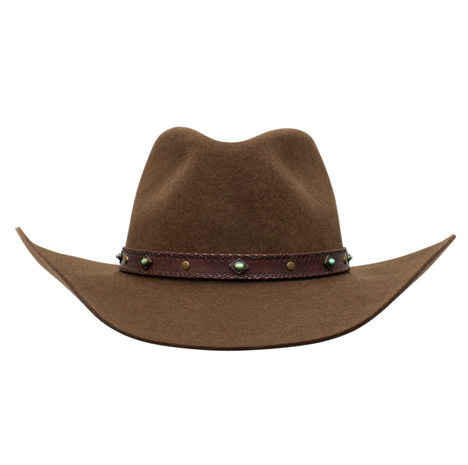 Unisex Stetson 4X Buffalo Ranch Tan Cowboy Hat Last Rodeo Western Wear & Hat Bar