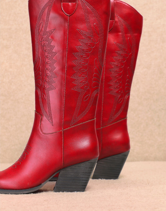 Red Hot Cowgirl Western Boots