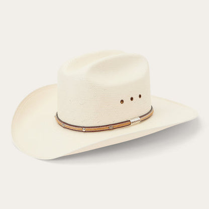 Stetson Angus 10X Shantung Straw Cowboy Hat with Custom Hat Band