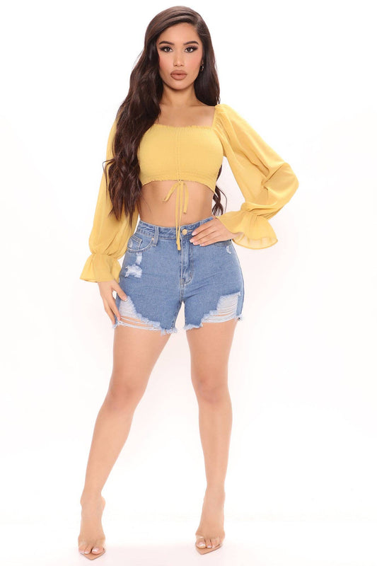 Rodeo Rebel High-Rise Denim Shorts