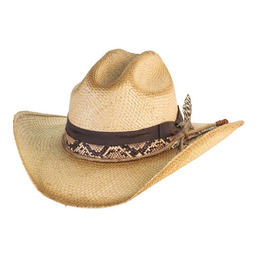 Touch The Ground Raffia Straw Cowboy Hat – Natural | 4” Brim Last Rodeo Western Wear & Hat Bar