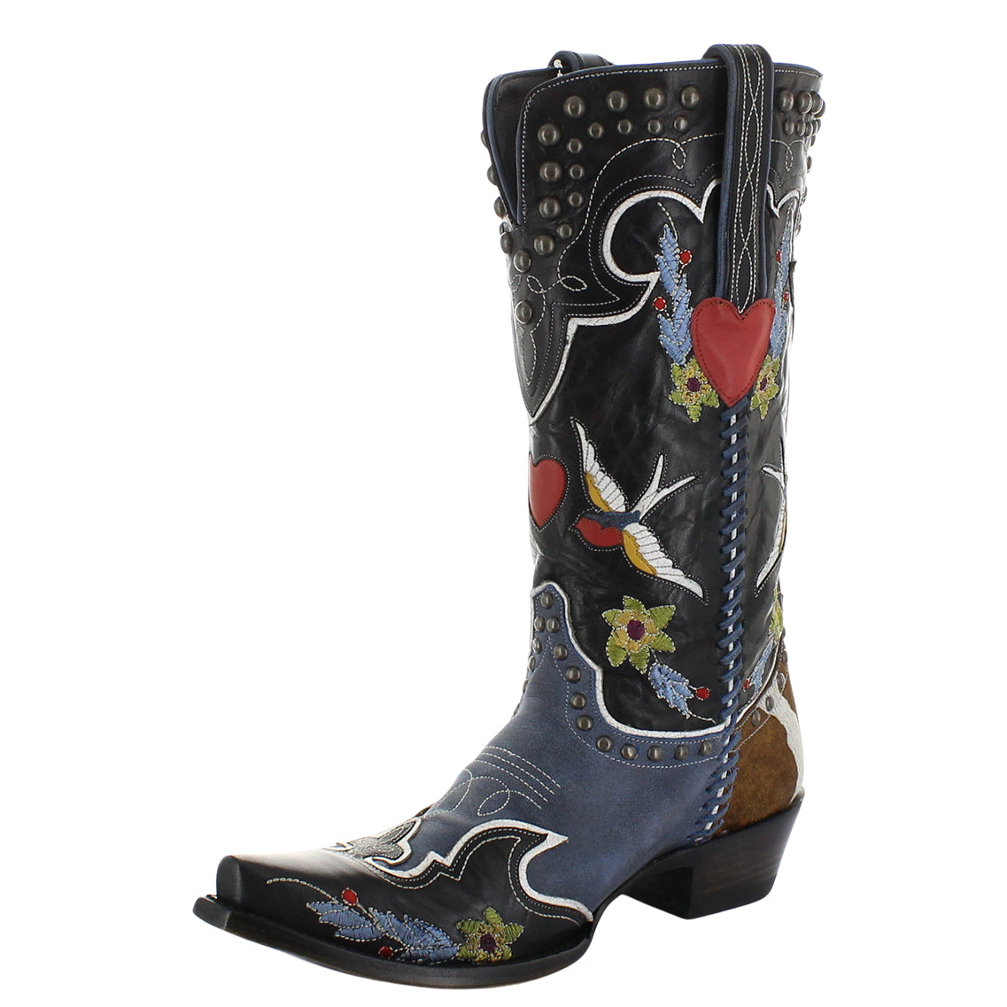 Double D Ranch Midnight Cowboy snip toe boots at Last Rodeo Scottsdale