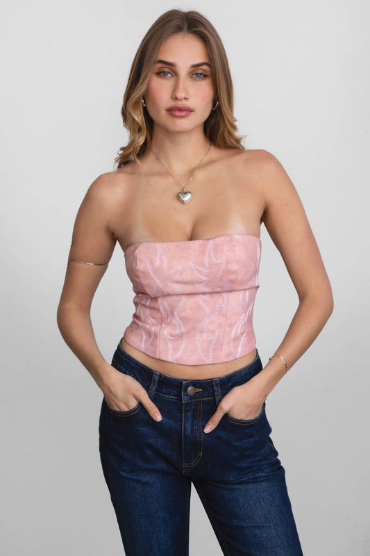 Cowgirl Crush Pink top