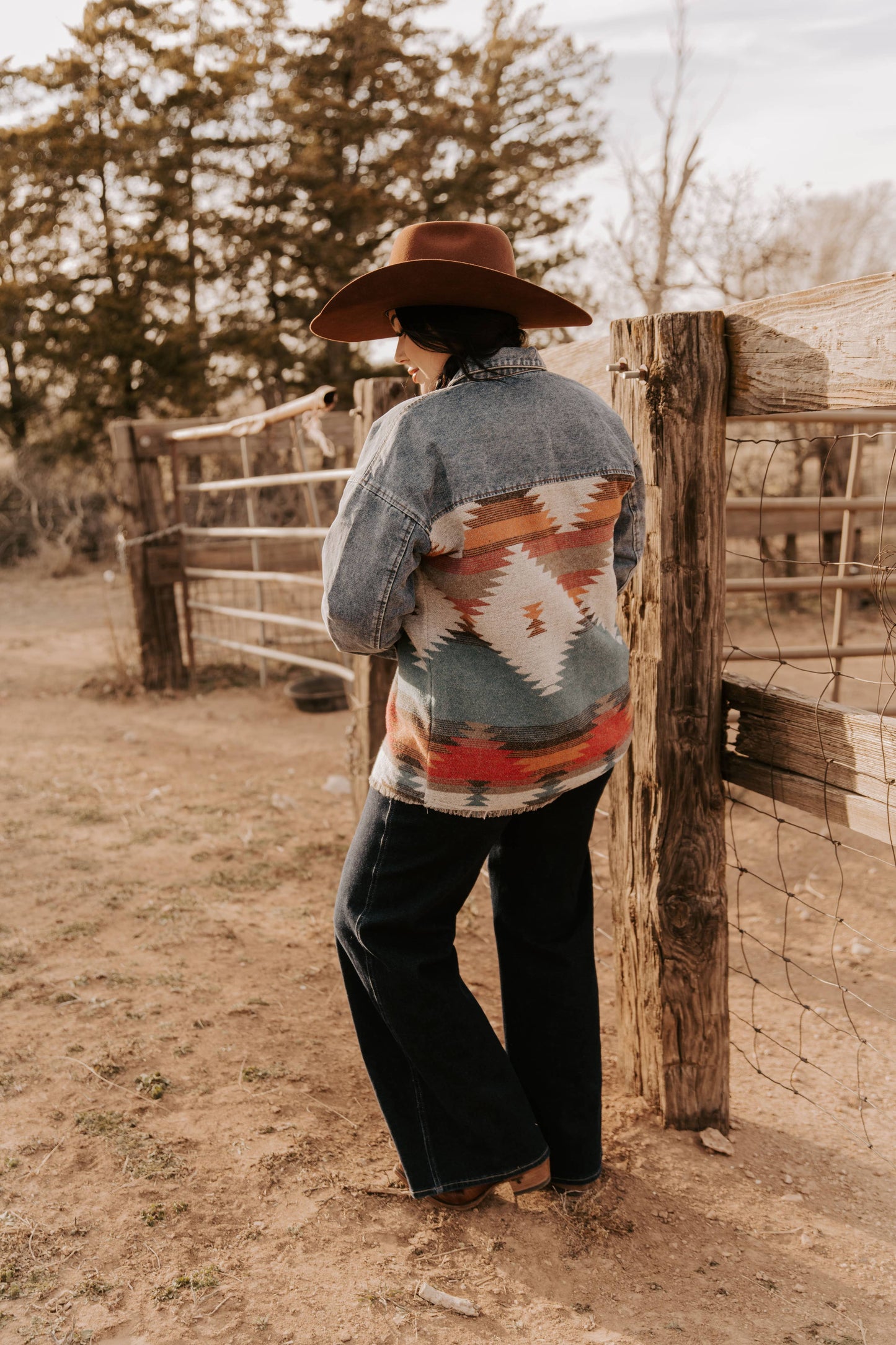 Backcountry Spirit Denim Aztec Jacket