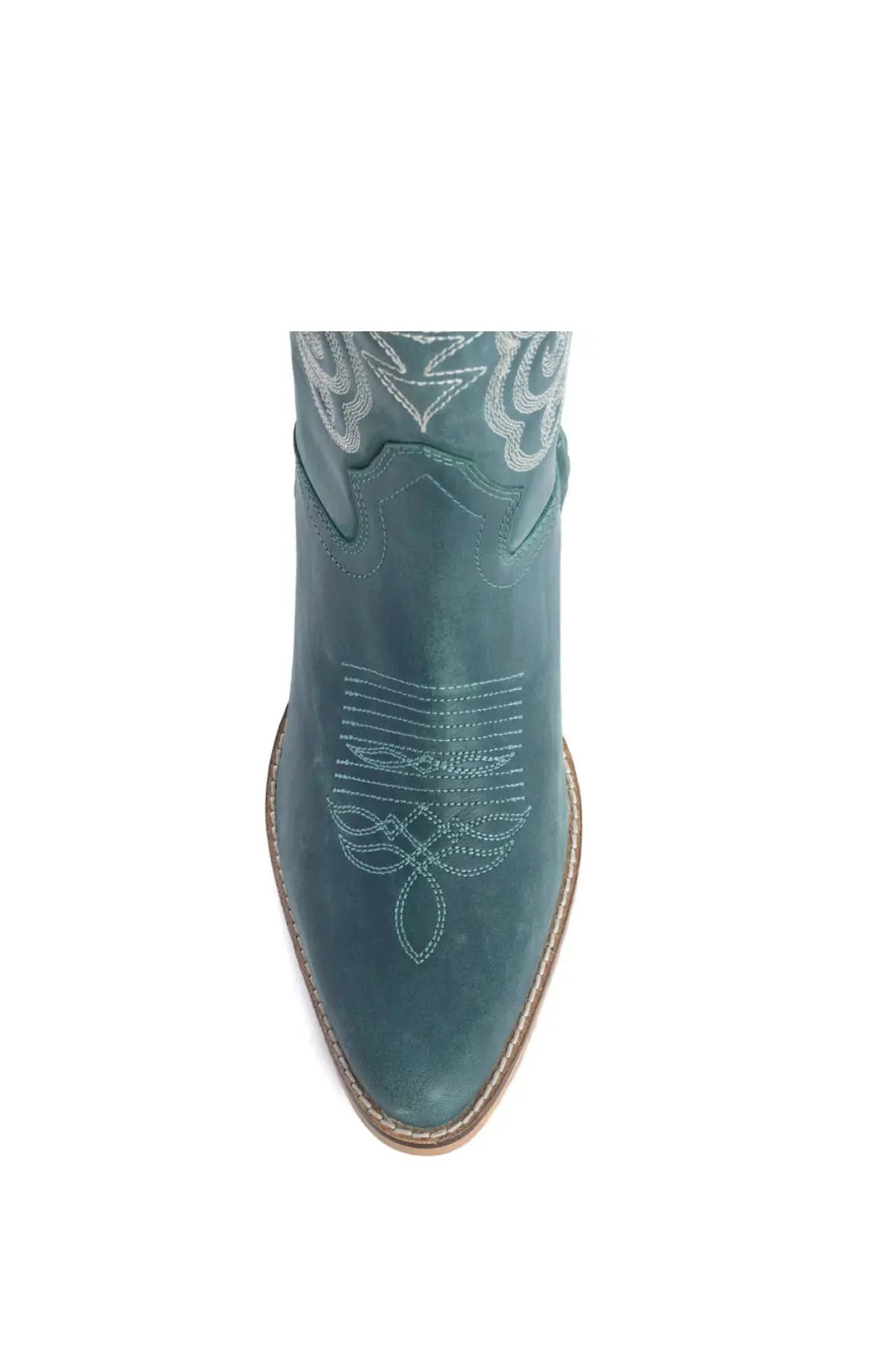 Teal Embroidered Tall Western Boots Last Rodeo Western Wear & Hat Bar