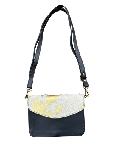Cowhide Flap Leather Crossbody Bag Western Luxe Last Rodeo Western Wear & Hat Bar