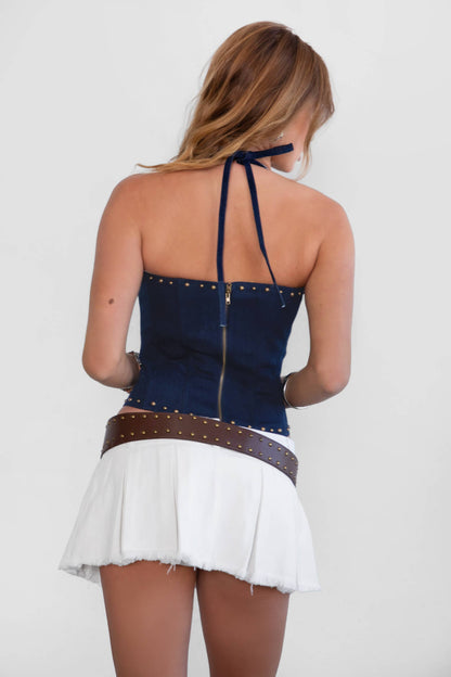 Rodeo Rebel Denim Corset