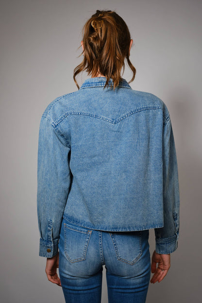 Pony Pockets Denim Jacket